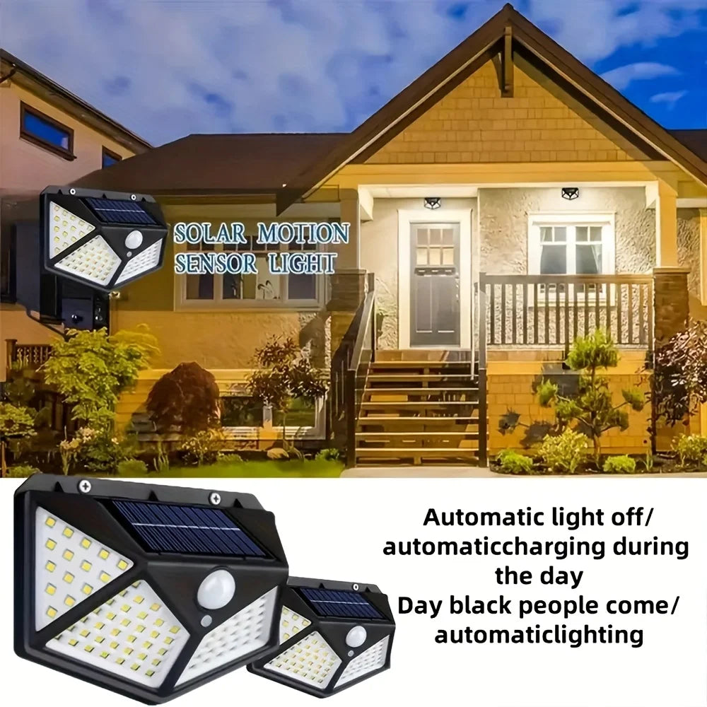 100LED Solar Motion Flood Light