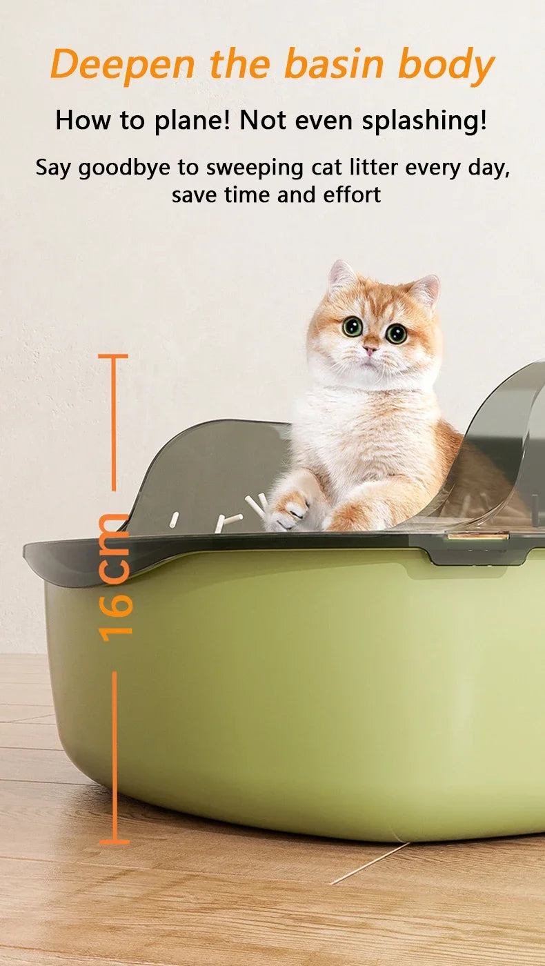 The Purr-fect Litter Box: Clean, Simple, & Splash-Proof