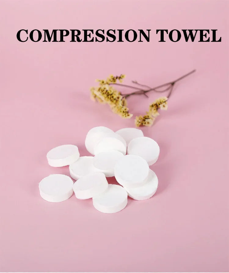 100-Piece Compressed Travel Towels