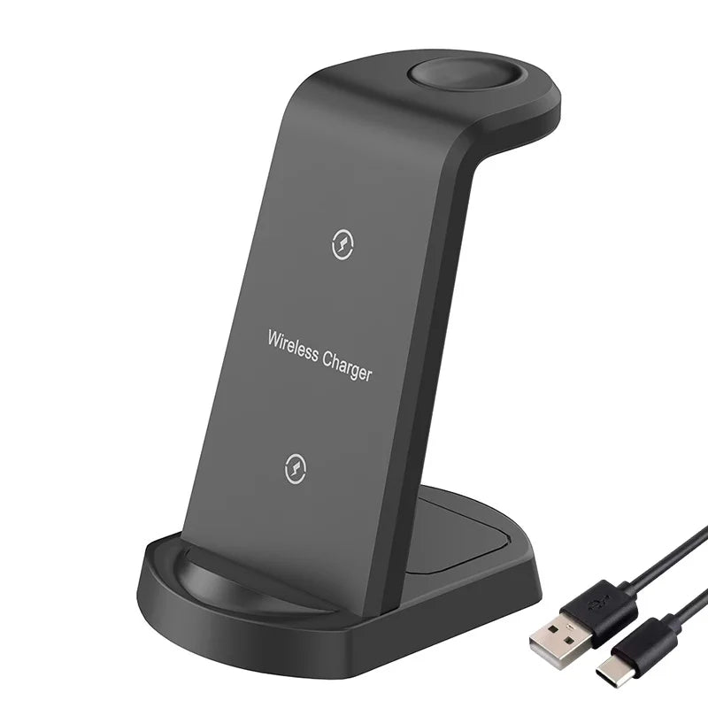 3-in-1 Fast Wireless Charging Station