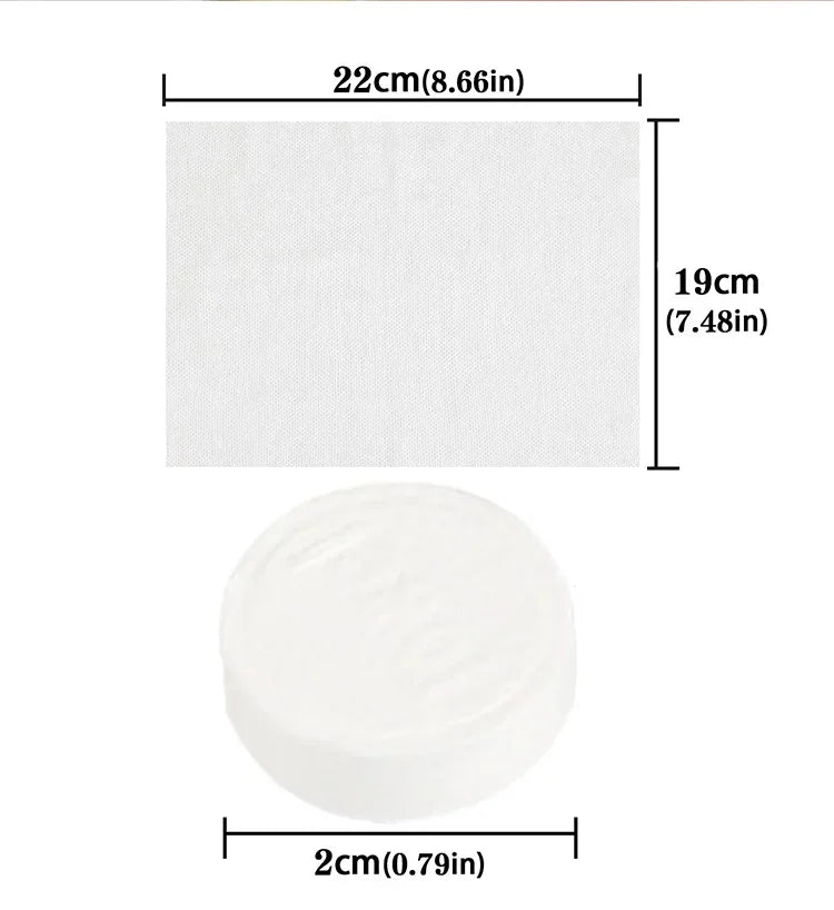 100-Piece Compressed Travel Towels