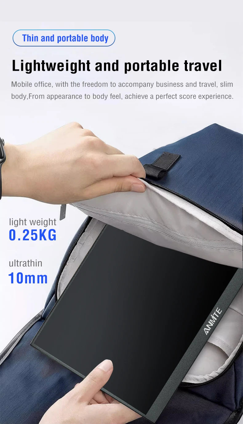 Anmite 10.5-Inch Portable Monitor: Your World, Expanded.