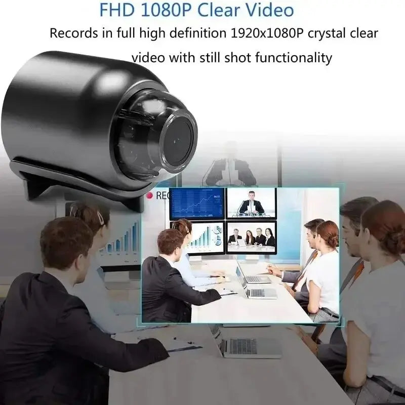 1080P HD Mini WiFi Camera – Night Vision & Remote Monitoring