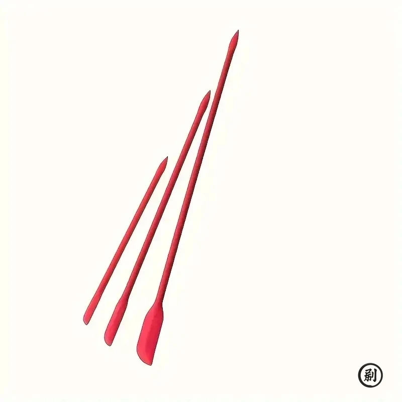 3-Piece Mini Silicone Spatula Set