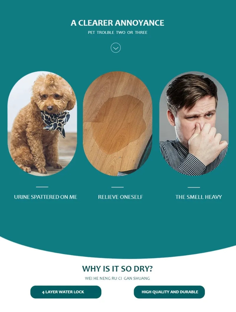 Reusable Washable Dog Pee Pad
