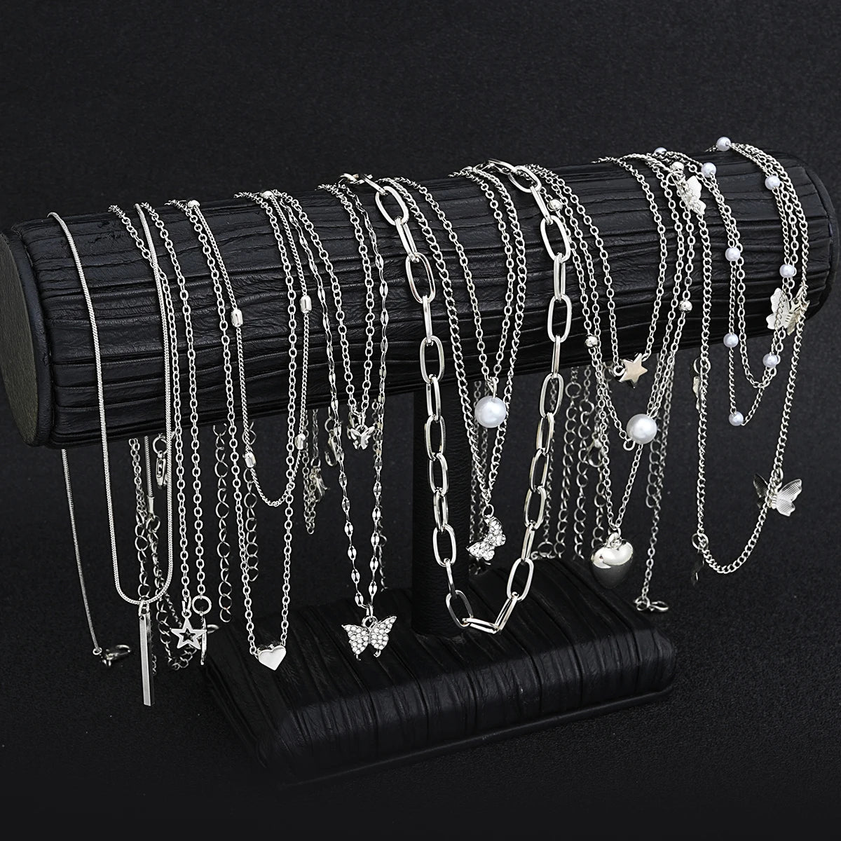 13Pcs Simple Temperament Necklace Set