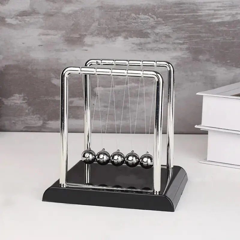 Newton's Cradle: The Classic Physics & Stress Relief Desktop Toy.
