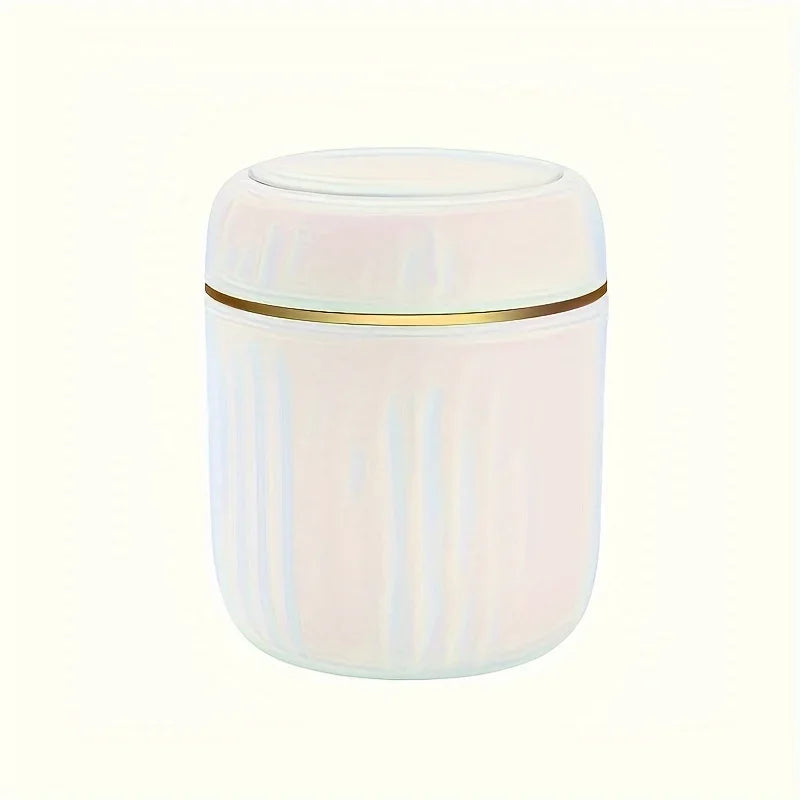 Mini Desktop Trash Can with Lid