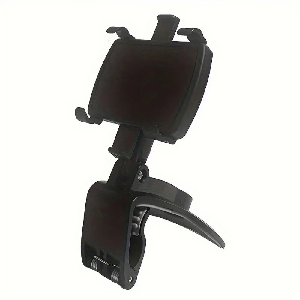 Universal Dashboard Phone Holder: Easy-Clip Mount Stand for GPS Navigation.