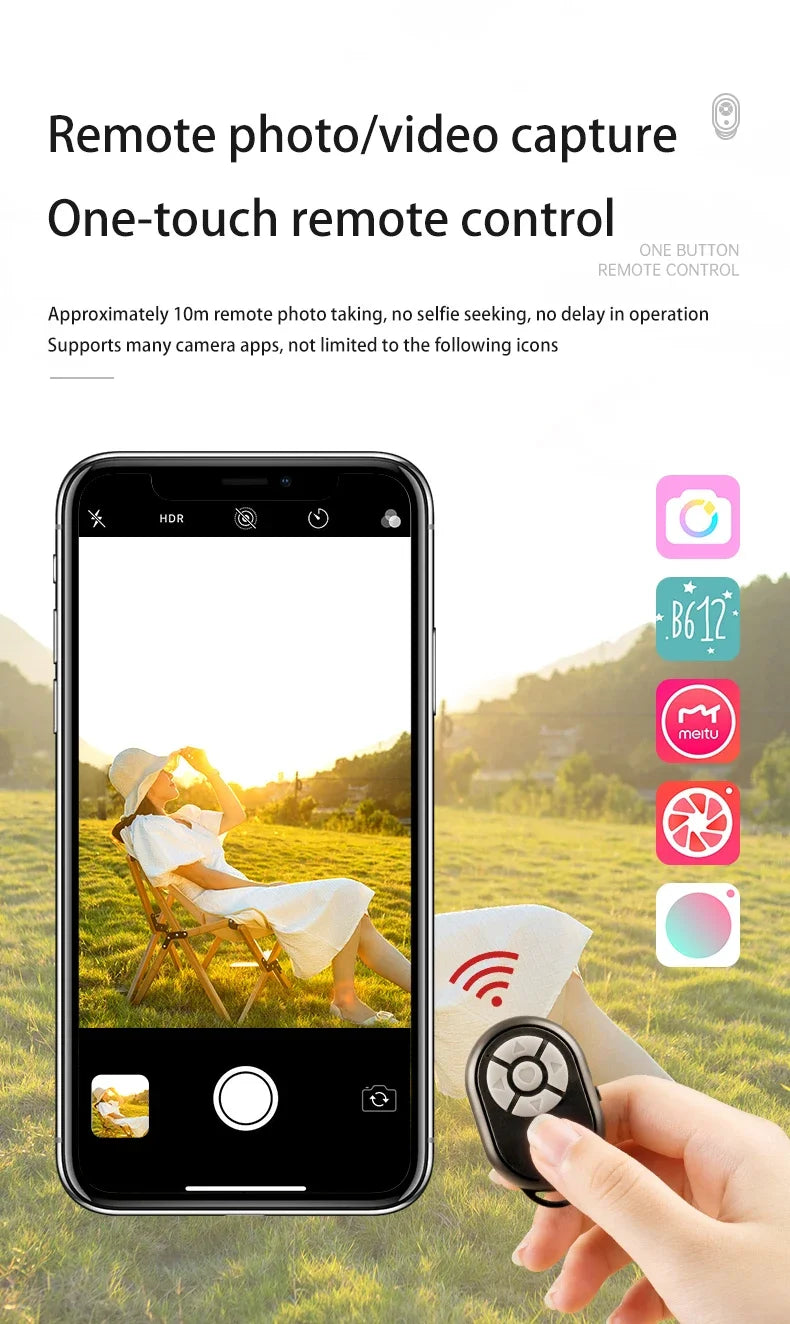 Bluetooth Camera Remote: The Ultimate Selfie & Vlogging Companion.