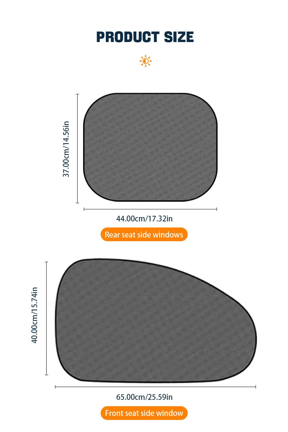 Seametal Car Window Sunshade Covers: Ultimate UV & Heat Protection.