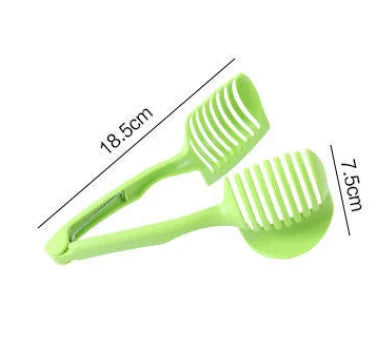 Handheld Fruit & Veggie Slicer Clip – Quick & Easy Cutting