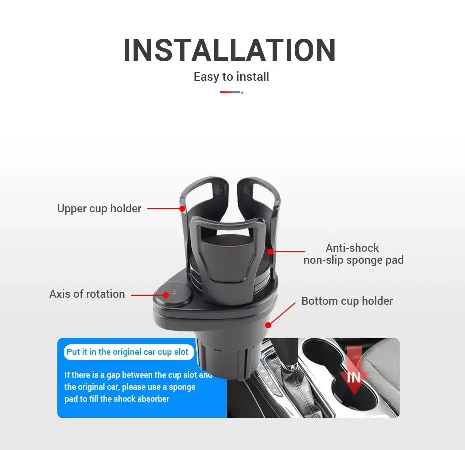 Multifunctional Car Cup Holder Expander