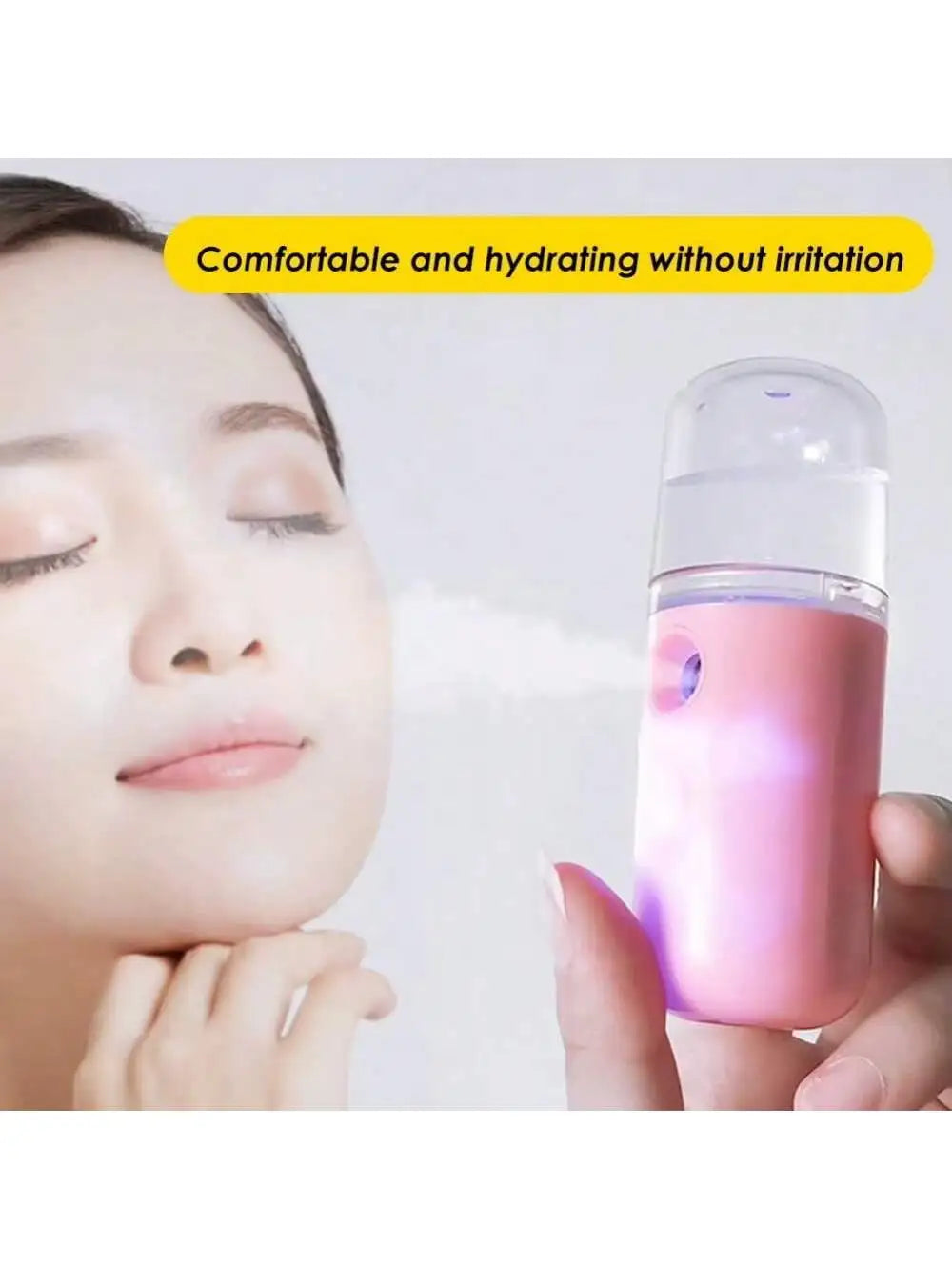 USB Rechargeable Facial Mist Sprayer – Instant Skin Hydration