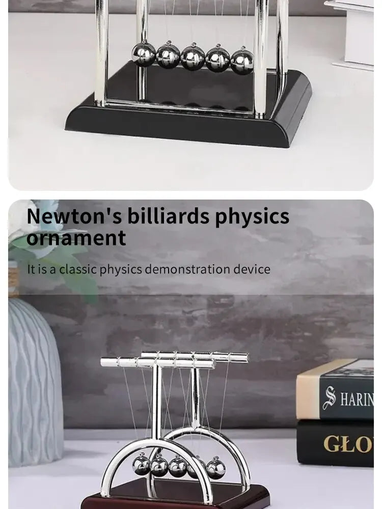 Newton's Cradle: The Classic Physics & Stress Relief Desktop Toy.