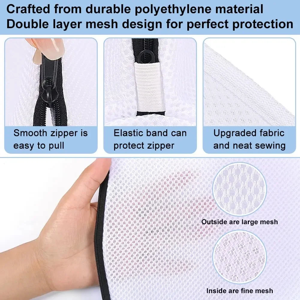 Mesh Shoe Washing Bag: The Easiest Way to Clean Your Sneakers.