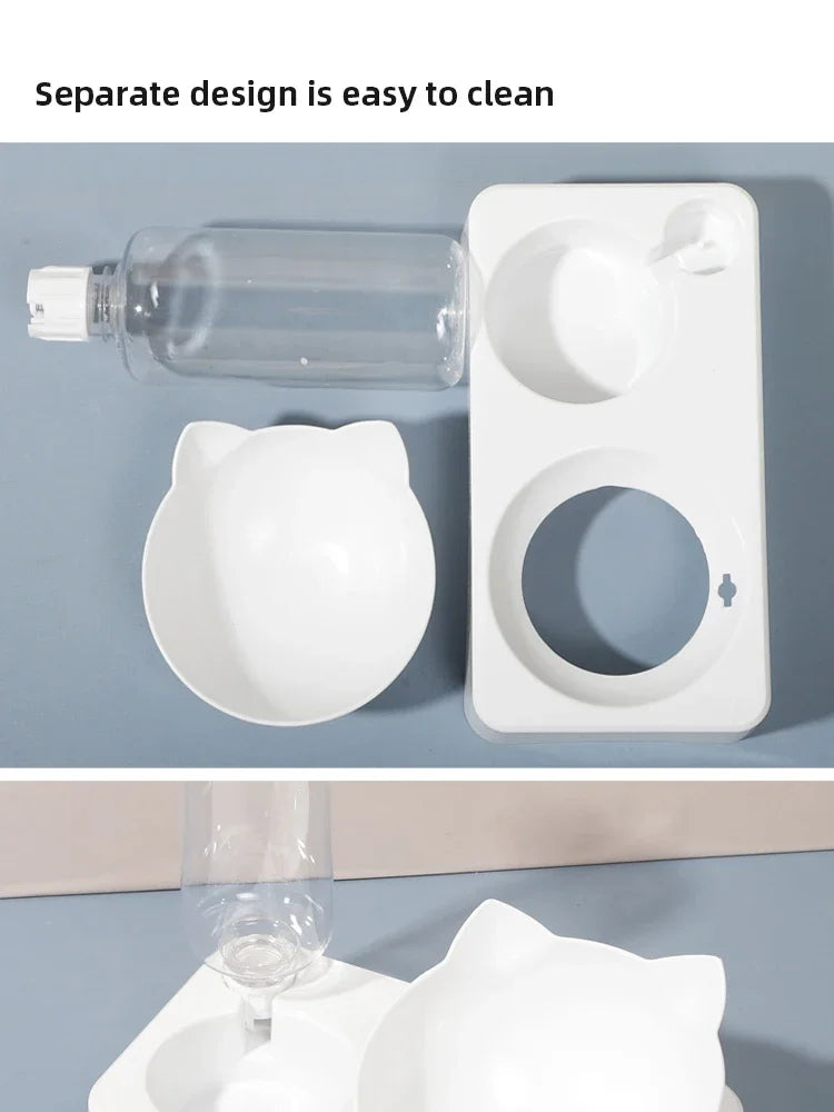 Ergonomic 15° Tilt Pet Bowl