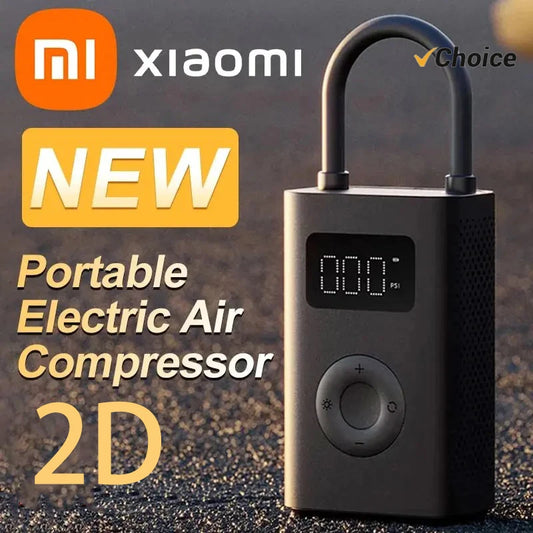 New Xiaomi Mijia Air Pump 2D: Portable 150PSI Fast Inflator.