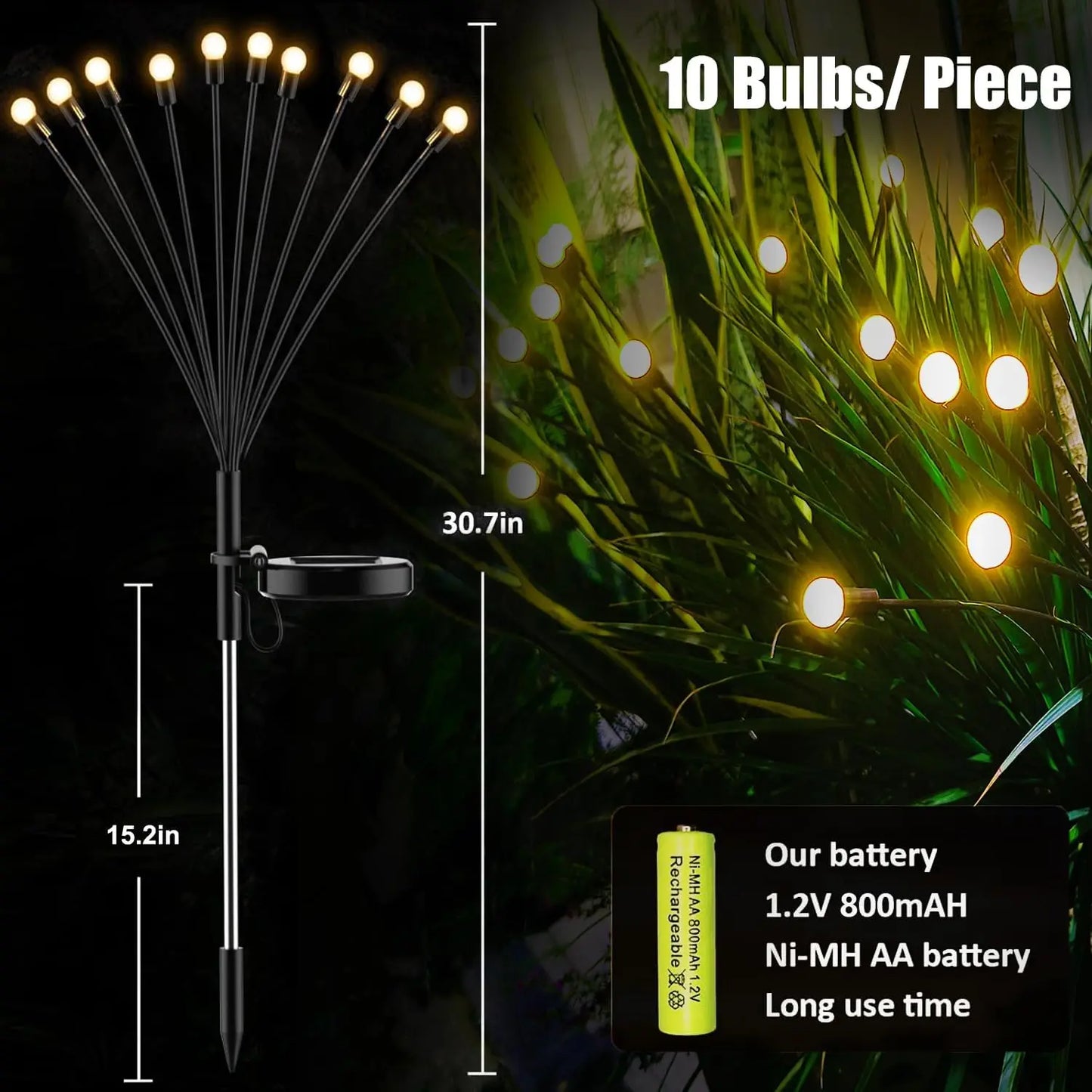 Solar Firefly Lights: