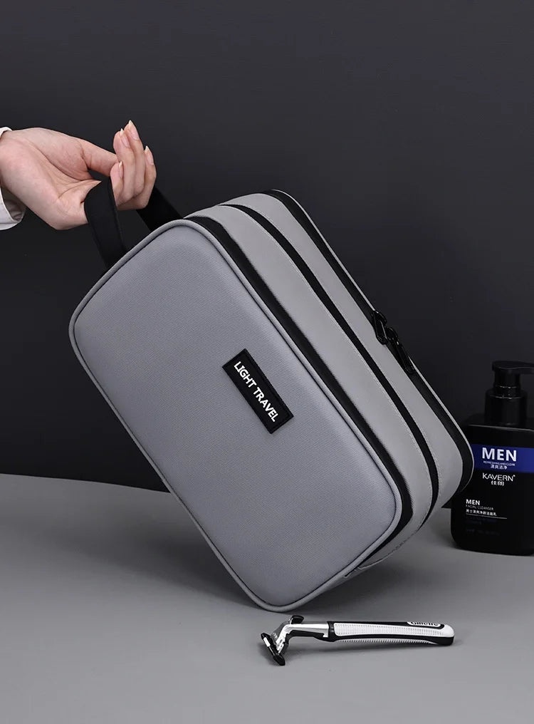 2025 Men's Travel Toiletry Bag: Large Capacity, Dry/Wet Separation.