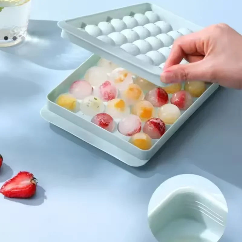 33-Cavity Ice Ball Mold: Instant Spheres for Fun.