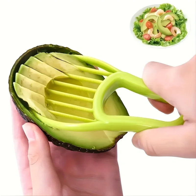 3-in-1 Avocado Slicer – Cut, Pit & Scoop with Ease