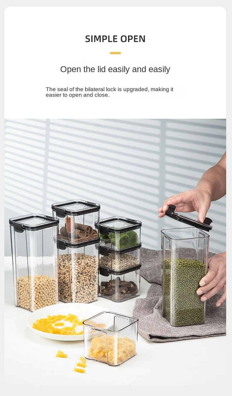 Sealed Kitchen Grain Storage Jars