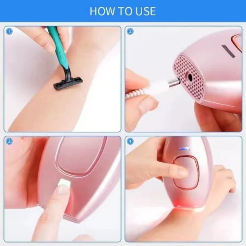 Laser Hair Removal & Skin Rejuvenation Device – Painless Full-Body Care