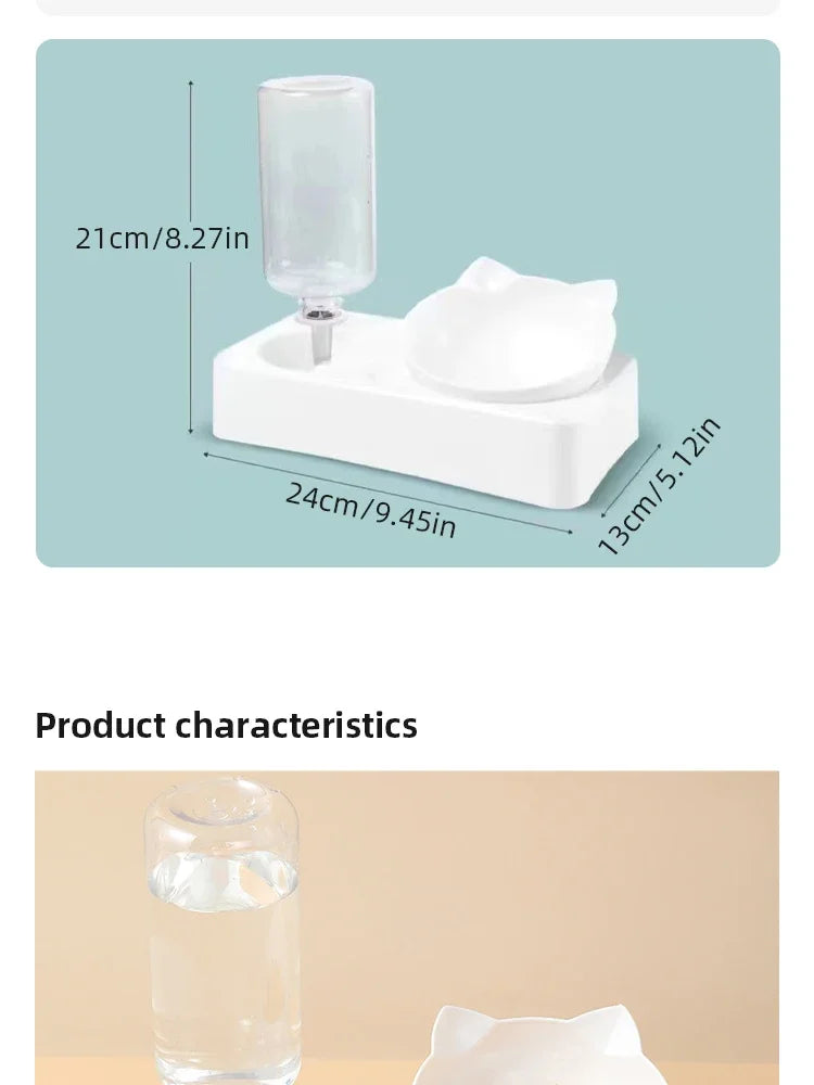 Ergonomic 15° Tilt Pet Bowl