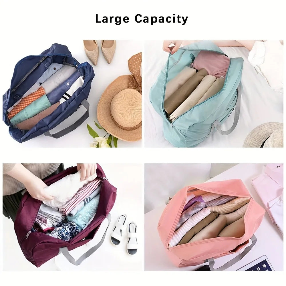 Foldable Travel Duffle Bag – Large Capacity & Expandable