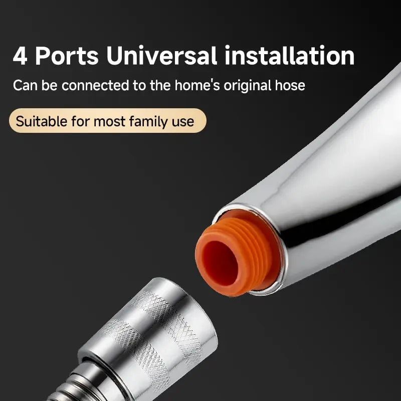 300 Holes High-Pressure Shower Head