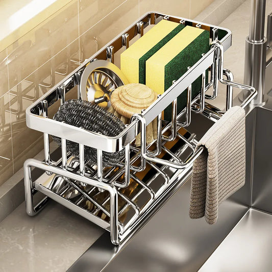 Multi-Functional Kitchen Sponge & Soap Rack