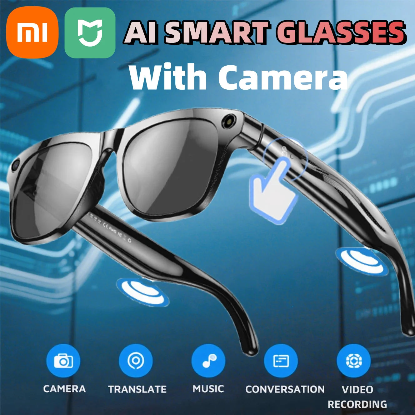 Xiaomi Mijia Smart Glasses 2025: Hands-Free AI, Camera & Translation.