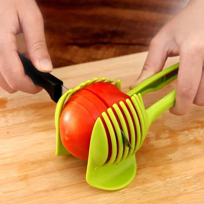 Handheld Fruit & Veggie Slicer Clip – Quick & Easy Cutting