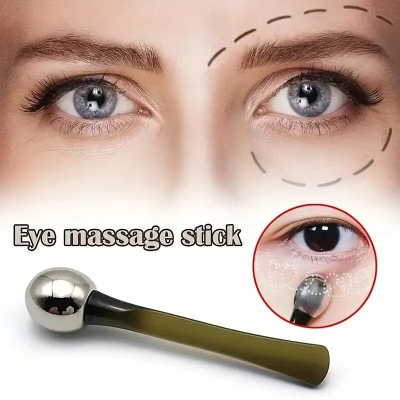 Gold Alloy Eye Roller Massage Stick