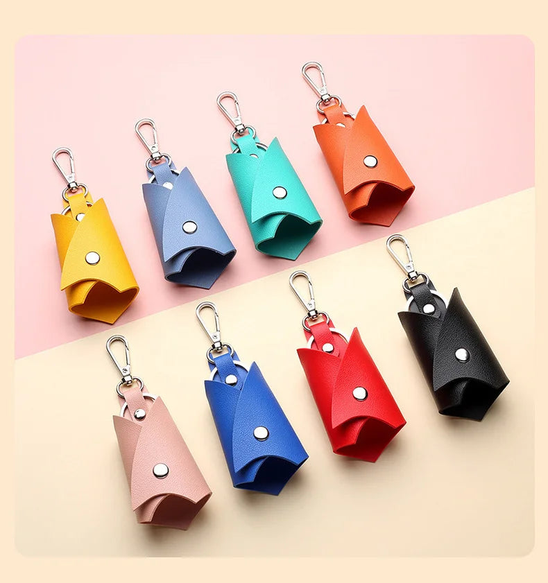 PU Leather Keychain Pendant: The Essential Key Organizer & Protector.