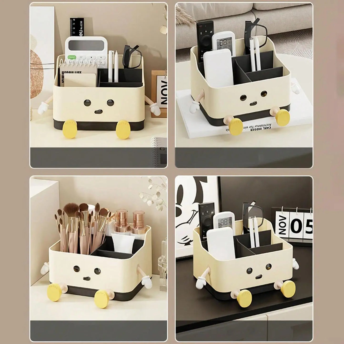Cute Cartoon Rabbit Pen Holder