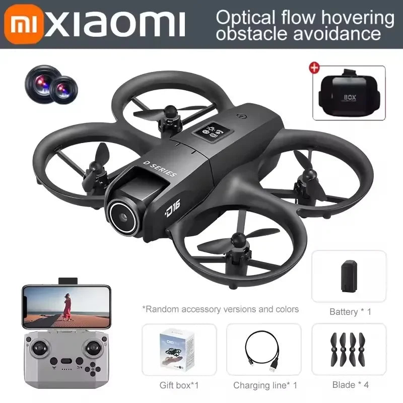 Xiaomi D16 Mini Drone: Professional 8K Aerial Photography with Smart Avoidance.