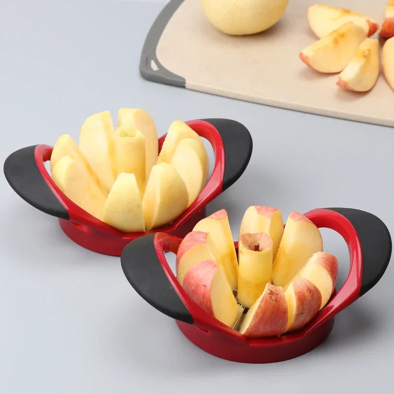 Stainless Steel Apple Slicer & Corer: Perfect Slices in Seconds.
