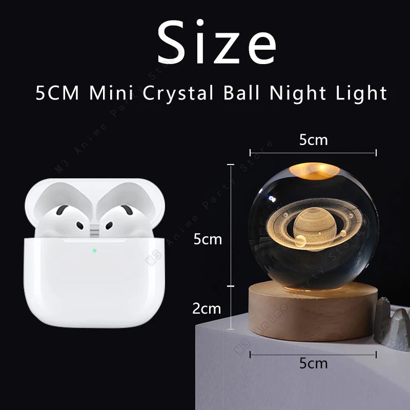 3D Crystal Galaxy Night Light: Your Own Portable Universe.
