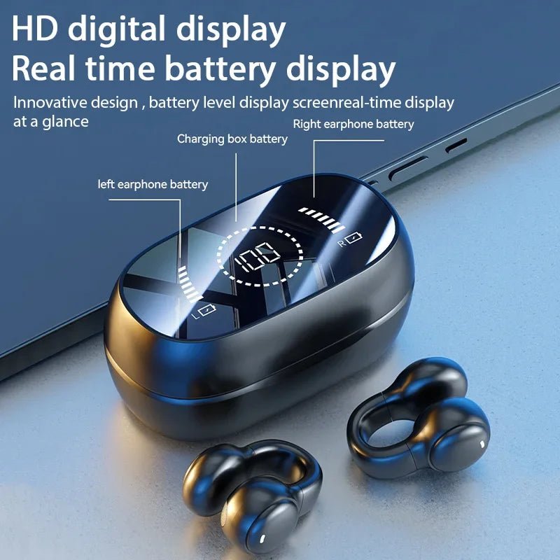 M47+ Bone Conduction Sport Earbuds 2025: Open-Ear Sound, Secure Fit.