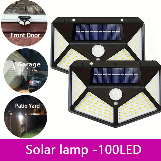 100LED Solar Motion Flood Light