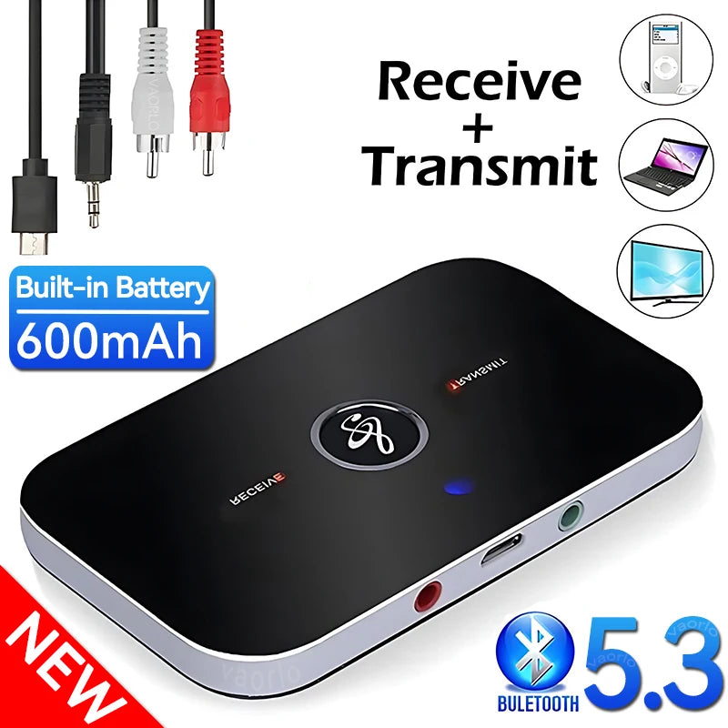 B6 2-in-1 Bluetooth 5.3 Audio Adapter