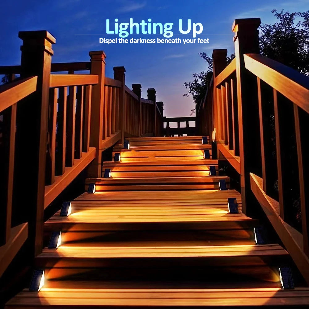 Outdoor Solar Step Lights