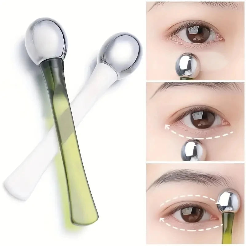 Gold Alloy Eye Roller Massage Stick