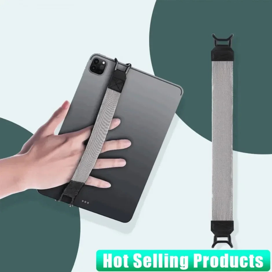 Universal Tablet Hand Strap Holder: Secure Grip for iPad & Android.