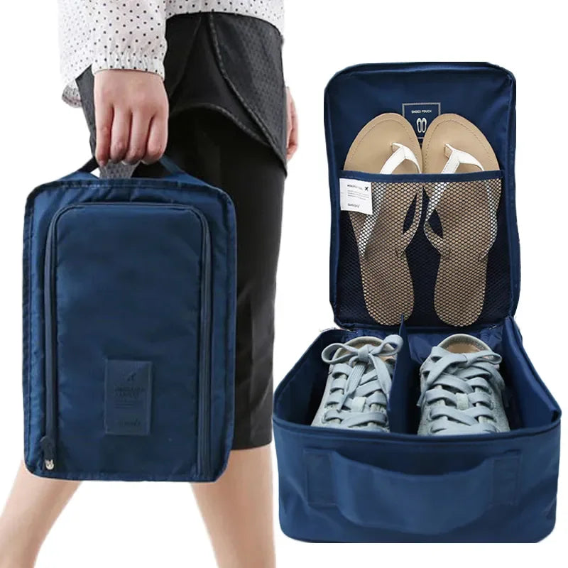 Multifunctional Waterproof Travel Bag: Convenient Shoe & Clothing Organizer.