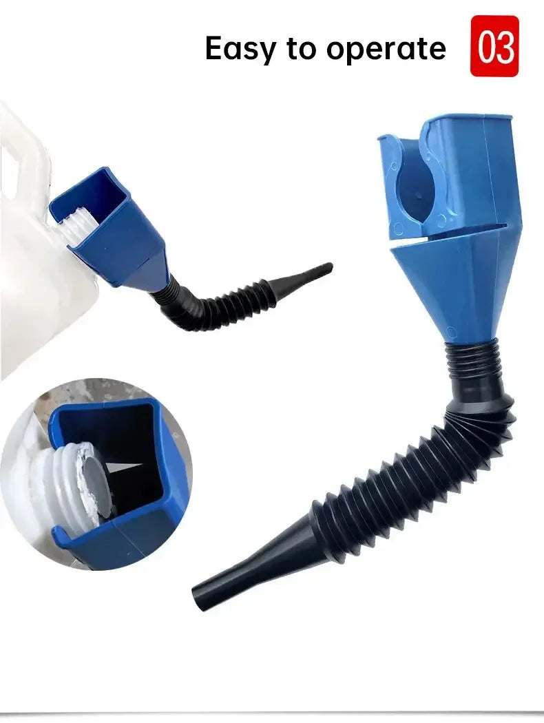 Multi-Purpose Plastic Refueling Funnel with Filter