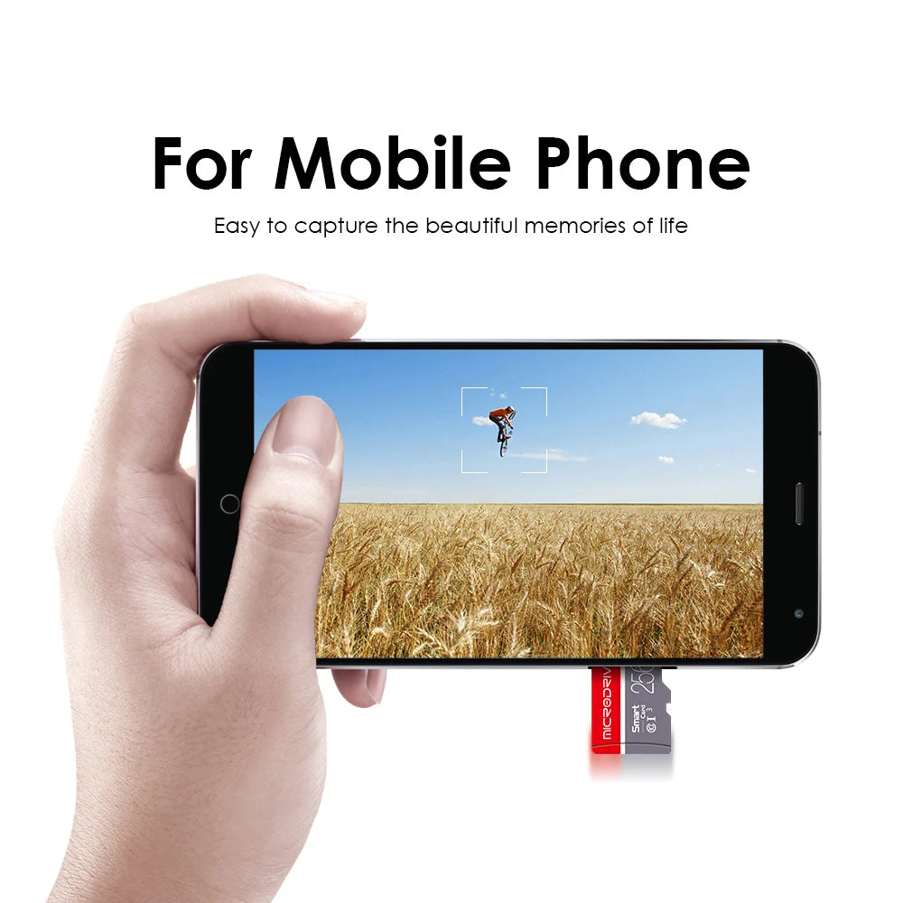 High-Speed Micro SD Card (Class 10): Instant Storage Upgrade for Smartphones.