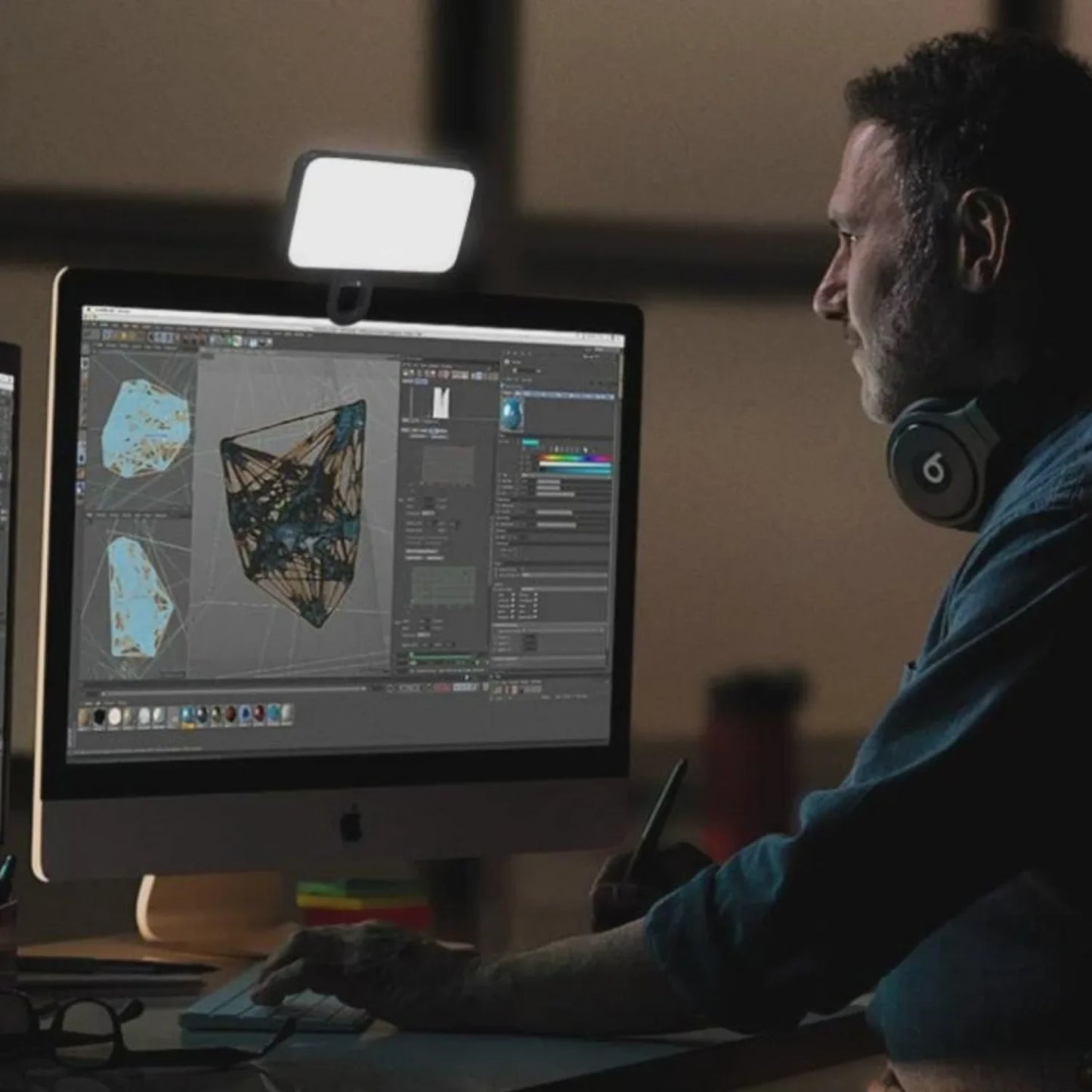 Mini Clip-On Fill Light: Your Pocket-Sized Glow Up.